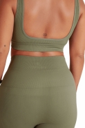 SHORT LUPO CANELADO SEAMLESS - FEMININO